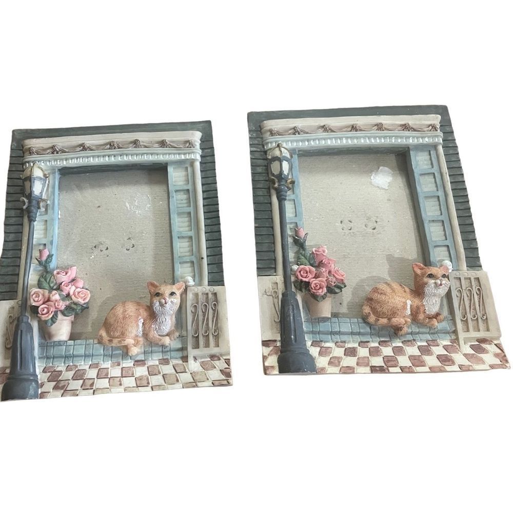 Vintage‎ set of 2 picture frames 4x6
